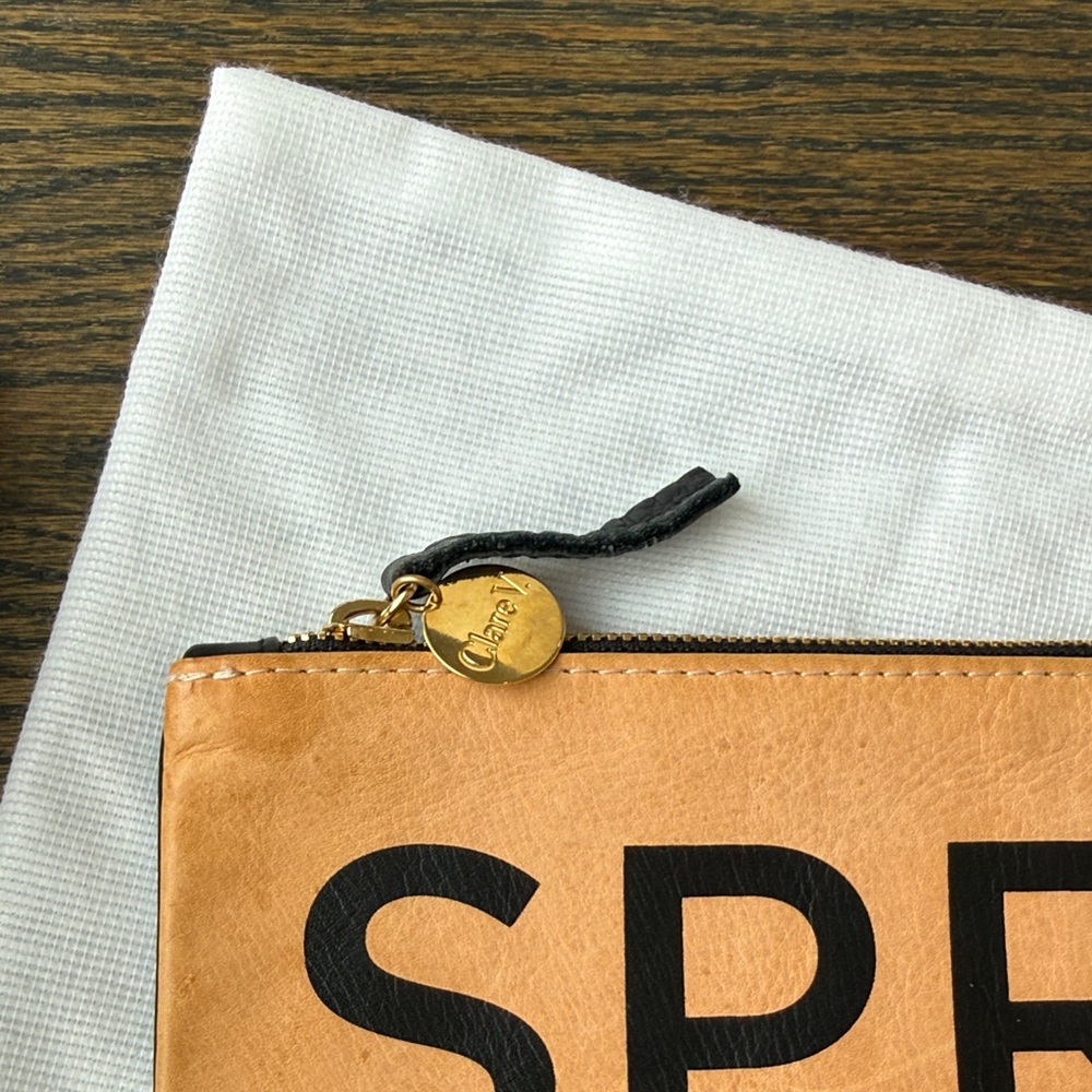 Clare V Spring Is Here Flat Pouch EUC RARE!! - Picture 4 of 9